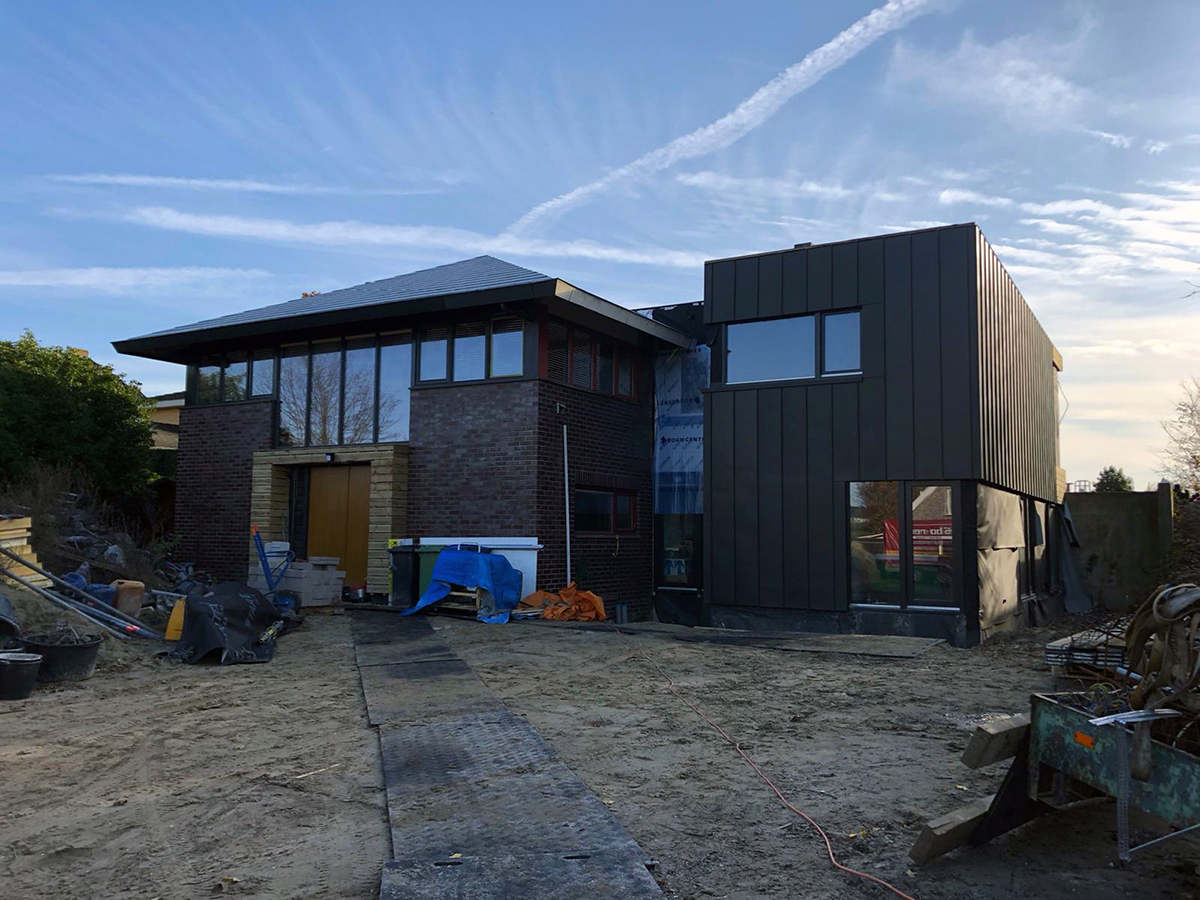 bouw voorgevel Gentspolder